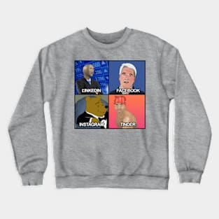 The Dolly Parton Challenge But With Dank Memes Crewneck Sweatshirt